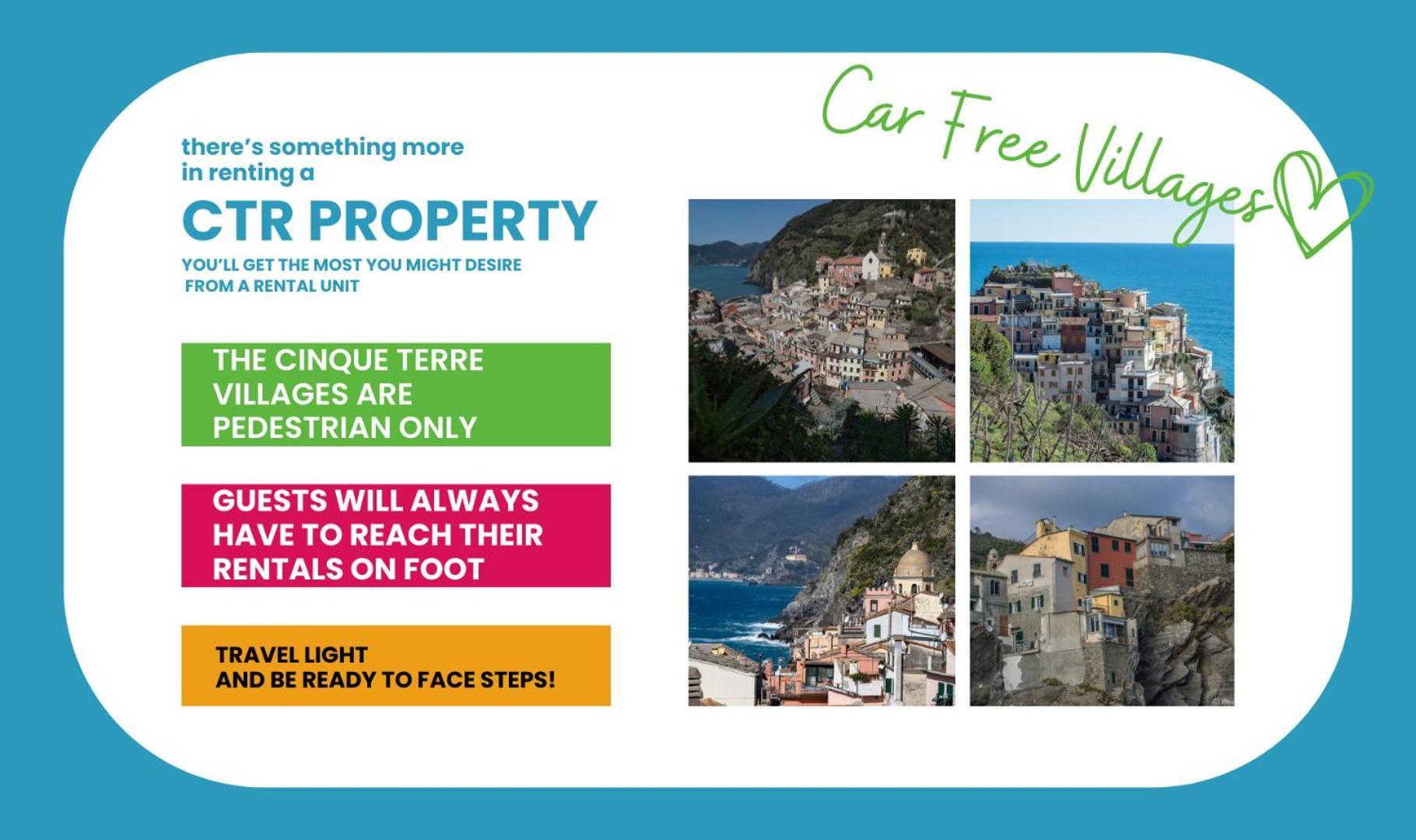 Mainetta Sea View Apartment With Ac Vernazza Bagian luar foto