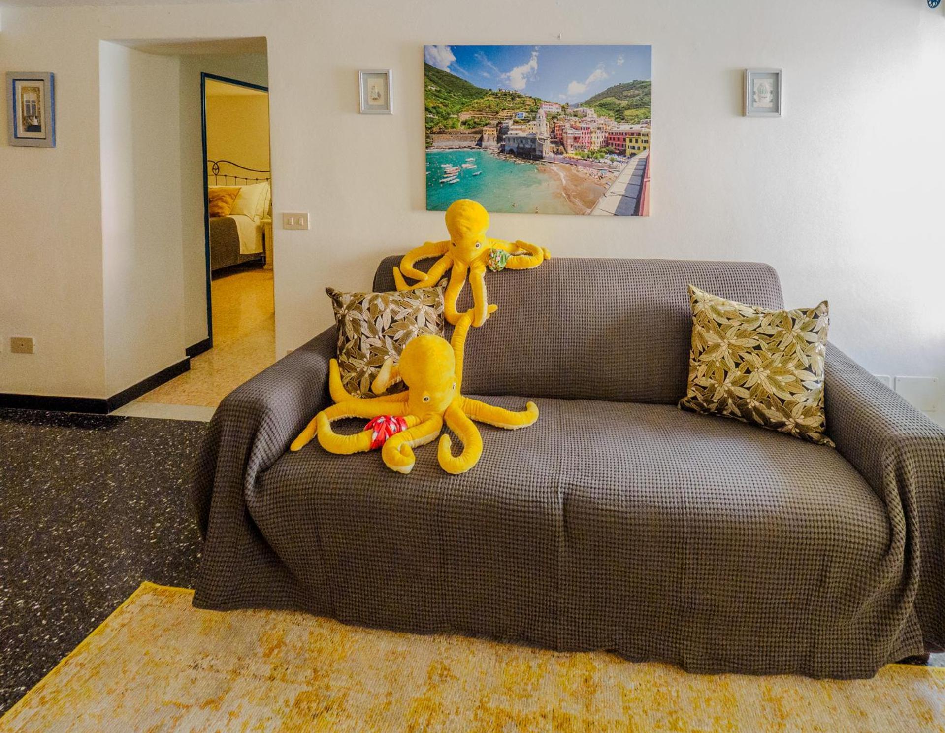 Mainetta Sea View Apartment With Ac Vernazza Bagian luar foto